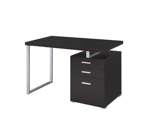 Brennan 3-drawer Office Desk Cappuccino - imattress & ifurniture (FL)