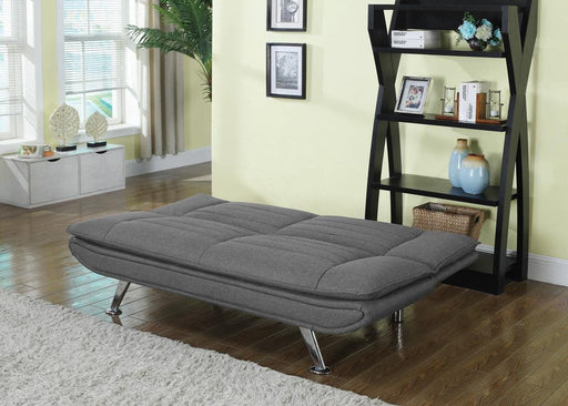 Julian Upholstered Sofa Bed with Pillow-top Seating Grey - imattress & ifurniture (FL)