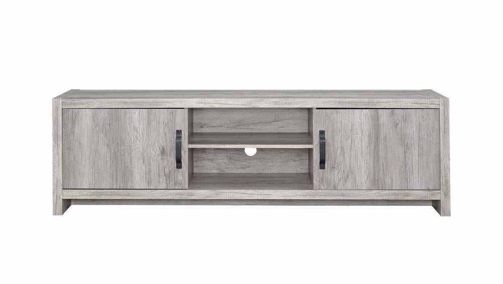 Burke 2-drawer TV Console Grey Driftwood - imattress & ifurniture (FL)