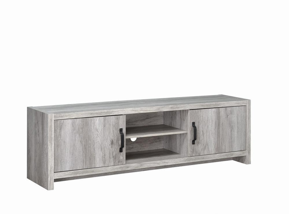 Burke 2-drawer TV Console Grey Driftwood - imattress & ifurniture (FL)