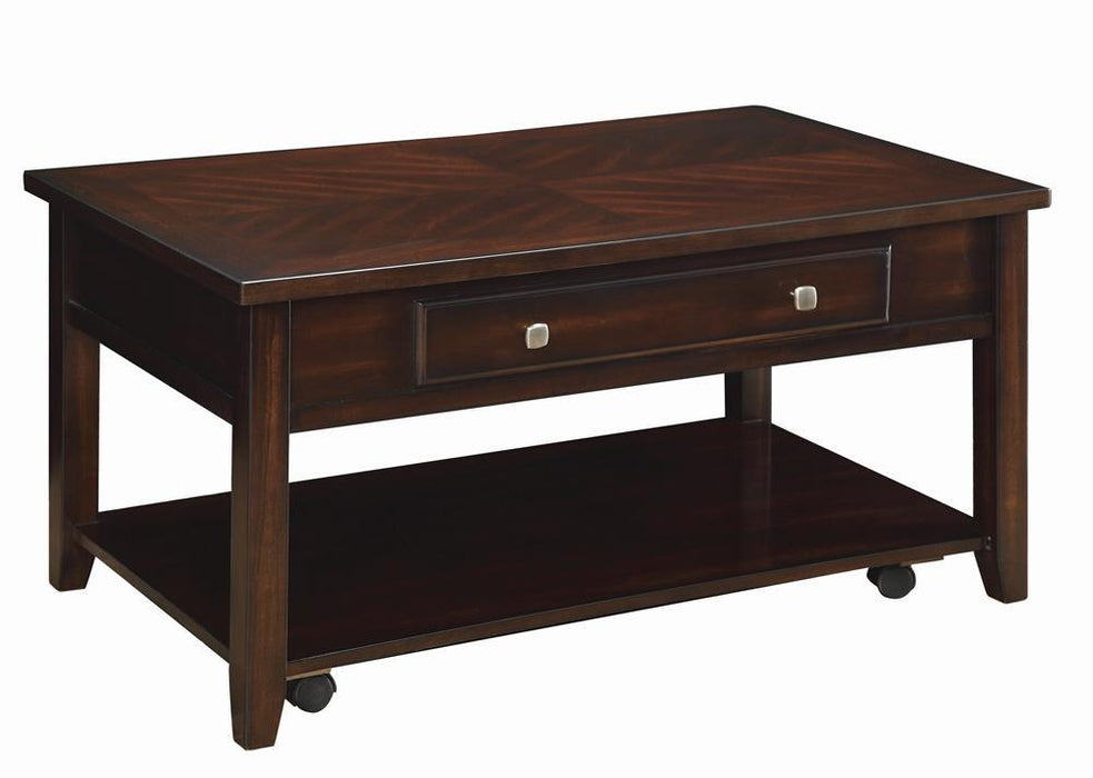 Baylor Lift Top Coffee Table with Hidden Storage Walnut - imattress & ifurniture (FL)