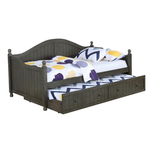 Julie Ann Twin Daybed with Trundle Warm Grey - imattress & ifurniture (FL)