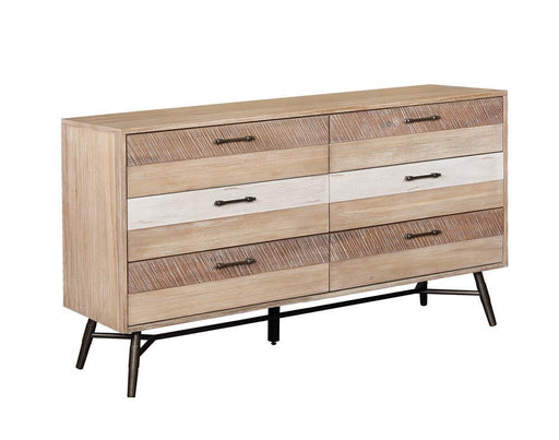 Marlow 6-drawer Dresser Rough Sawn Multi - imattress & ifurniture (FL)