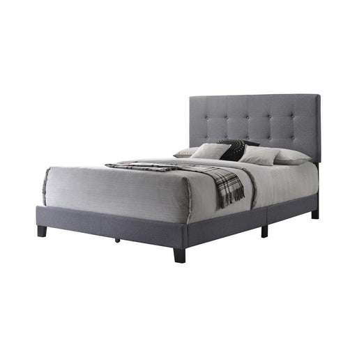 Mapes Tufted Upholstered Queen Bed Grey - imattress & ifurniture (FL)