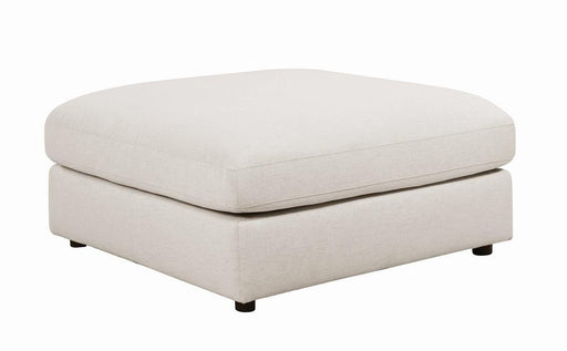 Serene Upholstered Rectangular Ottoman Beige - imattress & ifurniture (FL)