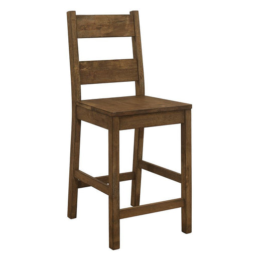 Coleman Counter Height Stools Rustic Golden Brown (Set of 2) - imattress & ifurniture (FL)