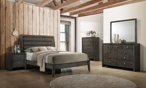 Serenity Twin Panel Bed Mod Grey - imattress & ifurniture (FL)