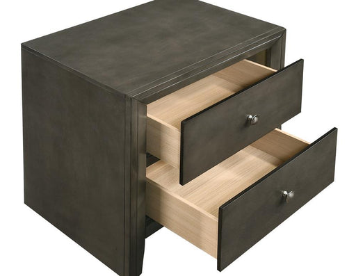 Serenity 2-drawer Nightstand Mod Grey - imattress & ifurniture (FL)