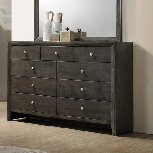 Serenity 9-drawer Dresser Mod Grey - imattress & ifurniture (FL)