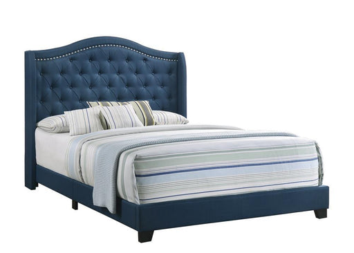 Sonoma Camel Back Queen Bed Blue - imattress & ifurniture (FL)