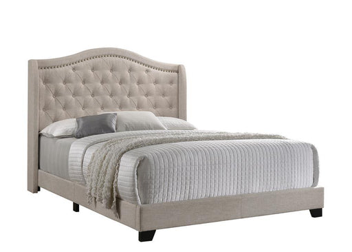 Sonoma Camel Back Queen Bed Beige - imattress & ifurniture (FL)