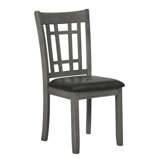 Lavon Padded Dining Side Chairs Medium Grey and Black (Set of 2) - imattress & ifurniture (FL)