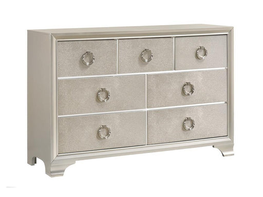 Salford 7-drawer Dresser Metallic Sterling - imattress & ifurniture (FL)