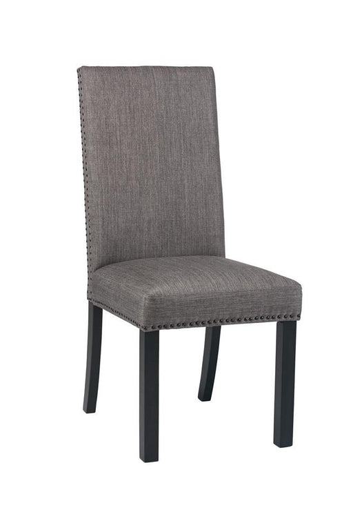 Hubbard Upholstered Side Chairs Charcoal (Set of 2) - imattress & ifurniture (FL)