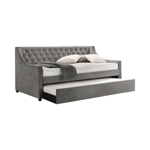 Chatsboro Twin Upholstered Daybed with Trundle Grey - imattress & ifurniture (FL)