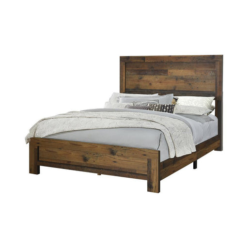 Sidney Twin Panel Bed Rustic Pine - imattress & ifurniture (FL)