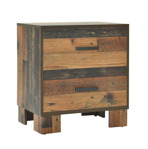 Sidney 2-drawer Nightstand Rustic Pine - imattress & ifurniture (FL)