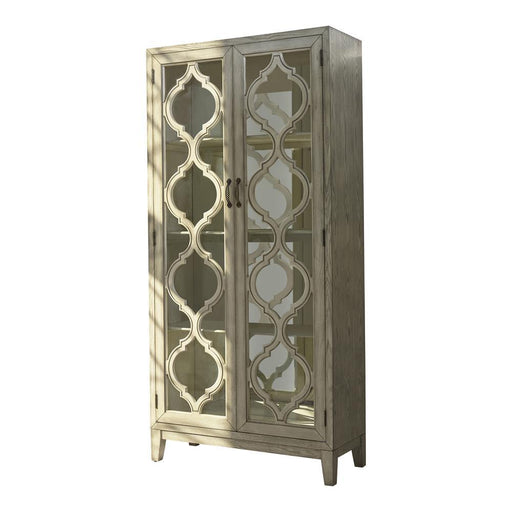 Mckellen 2-door Tall Cabinet Antique White - imattress & ifurniture (FL)