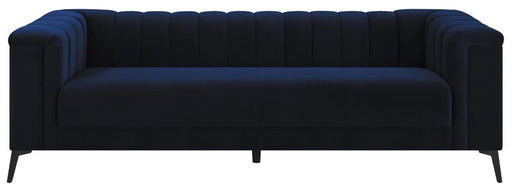 Chalet Tuxedo Arm Sofa Blue - imattress & ifurniture (FL)