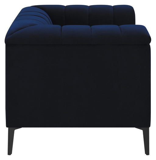 Chalet Tuxedo Arm Chair Blue - imattress & ifurniture (FL)