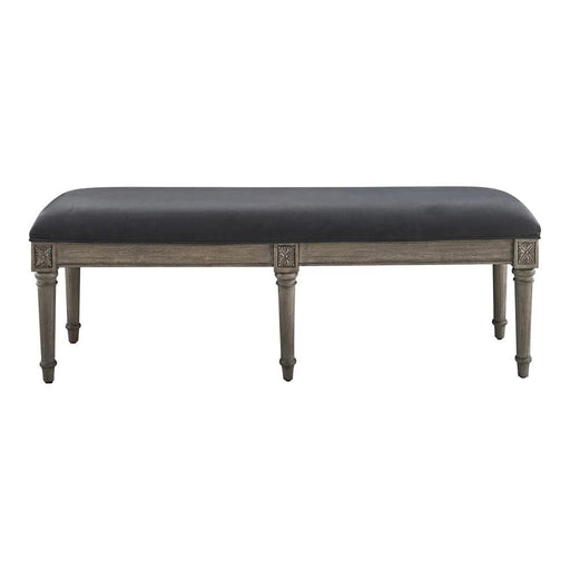 Alderwood Upholstered Bench French Grey - imattress & ifurniture (FL)