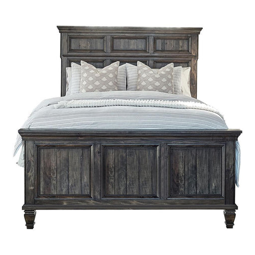 Avenue California King Panel Bed Weathered Burnished Brown - imattress & ifurniture (FL)