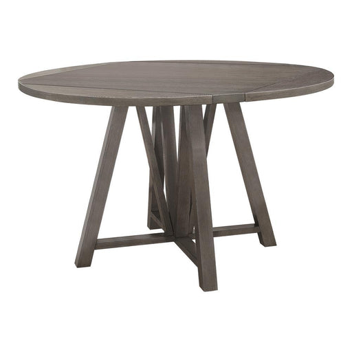 Athens Round Counter Height Table with Drop Leaf Barn Grey - imattress & ifurniture (FL)