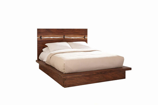 Winslow California King Bed Smokey Walnut and Coffee Bean - imattress & ifurniture (FL)