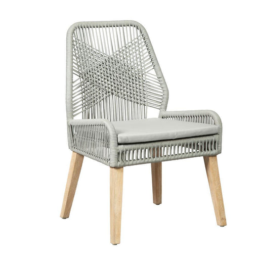 Nakia Woven Back Side Chairs Grey (Set of 2) - imattress & ifurniture (FL)