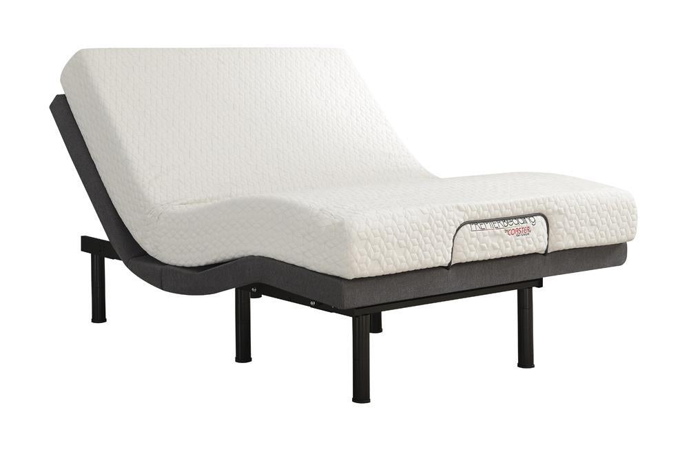 Negan Queen Adjustable Bed Base Grey and Black - imattress & ifurniture (FL)