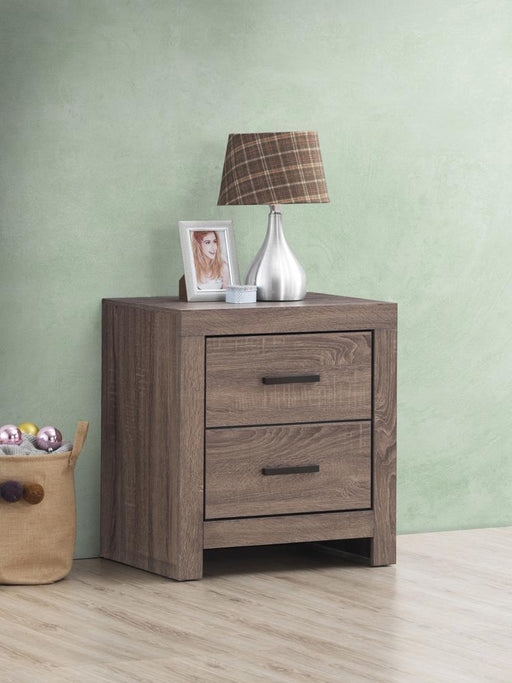 Brantford 2-drawer Nightstand Barrel Oak - imattress & ifurniture (FL)