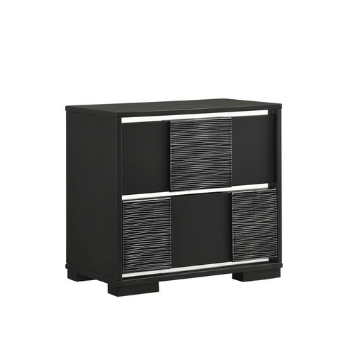 Blacktoft 2-drawer Nightstand Black - imattress & ifurniture (FL)