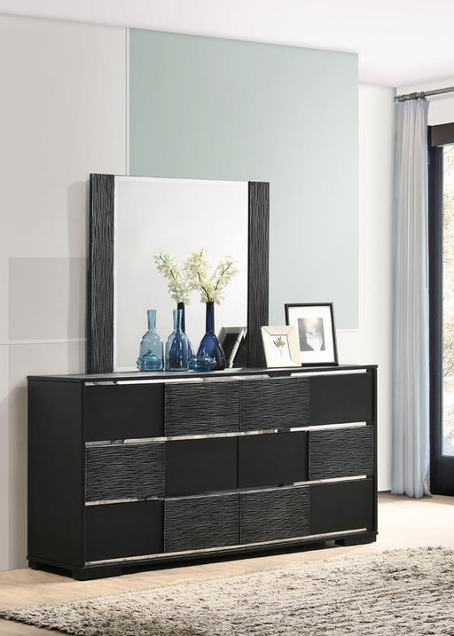 Blacktoft 6-drawer Dresser Black - imattress & ifurniture (FL)