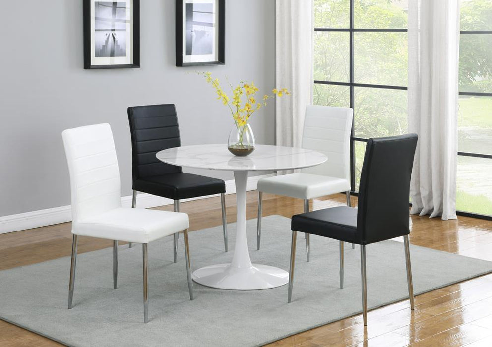 Maston Upholstered Dining Chairs Black (Set of 4) - imattress & ifurniture (FL)