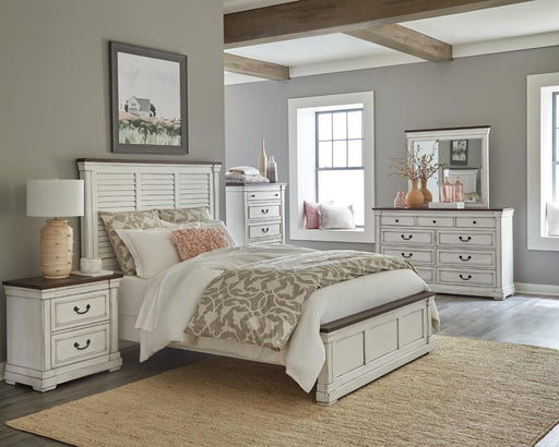 Hillcrest Eastern King Panel Bed White - imattress & ifurniture (FL)