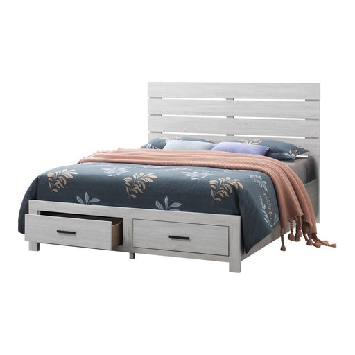 Brantford Eastern King Storage Bed Coastal White - imattress & ifurniture (FL)