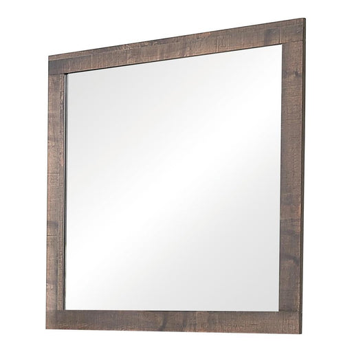 Frederick Square Dresser Mirror Weathered Oak - imattress & ifurniture (FL)