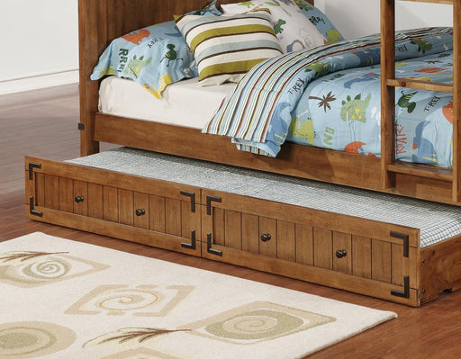 Oakdale Storage Trundle Rustic Honey - imattress & ifurniture (FL)