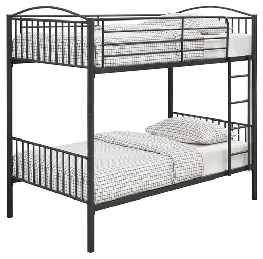 Anson Twin Over Twin Bunk Bed with Ladder - imattress & ifurniture (FL)