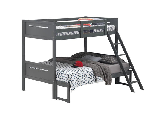 Littleton Twin Over Full Bunk Bed Grey - imattress & ifurniture (FL)