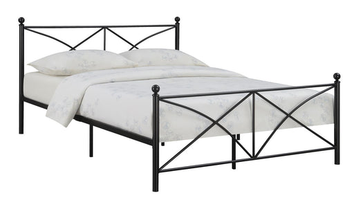 Hart Queen Platform Bed Black - imattress & ifurniture (FL)