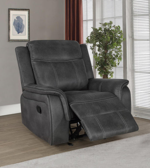 Lawrence Upholstered Tufted Back Glider Recliner - imattress & ifurniture (FL)