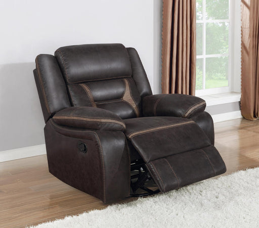 Greer Upholstered Tufted Back Glider Recliner - imattress & ifurniture (FL)