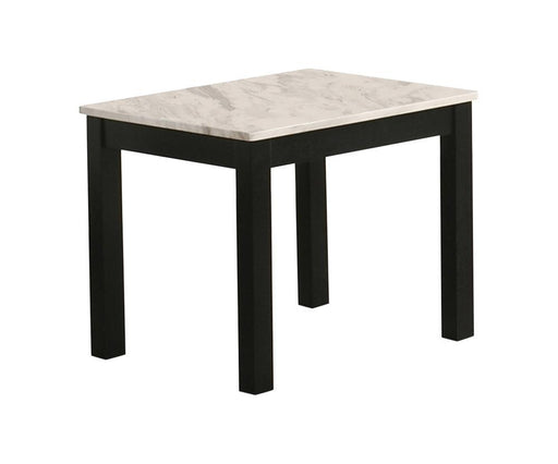 Bates Faux Marble 3-piece Occasional Table Set White and Black - imattress & ifurniture (FL)